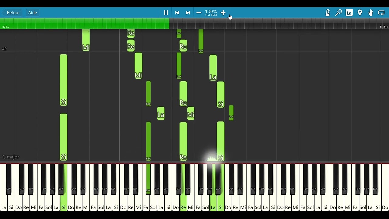 J'entends siffler le train (Richard Anthony) - Tuto Piano