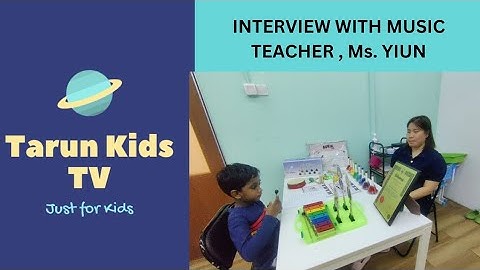 INTERVIEW WITH  MUSIC TEACHER , Ms.YIUN | INTERVIEW WITH A COMMUNITY HELPER | COMMUNITY HELPER