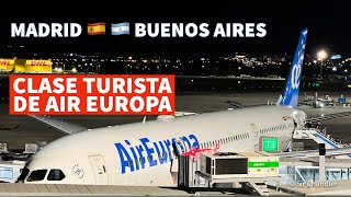 🇪🇸 AIR EUROPA  Madrid Buenos Aires - clase turista - Boeing 787