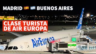 🇪🇸 AIR EUROPA Madrid Buenos Aires - clase turista - Boeing 787