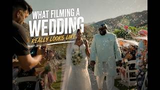 What Filming A Wedding Really Looks Like (Bts)