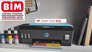 BİM AKTÜEL | HP Smart Tank 516 Çok Fonksiyonlu, Bitmeyen Mürekkepli Yazıcı | Ver-2