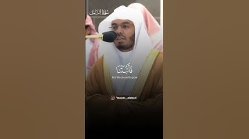 تلاوة هادئة للشيخ ياسر الدوسري من الحرم المكي☪️🫀.#ياسر_الدوسري #قرآن #الحرم_المكي #سورة_النمل