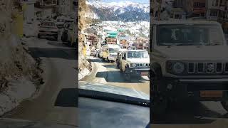 full traffic Manali to solag Valley #viral#shortvideo#shorts #youtubeshorts#india #virar #shortvideo