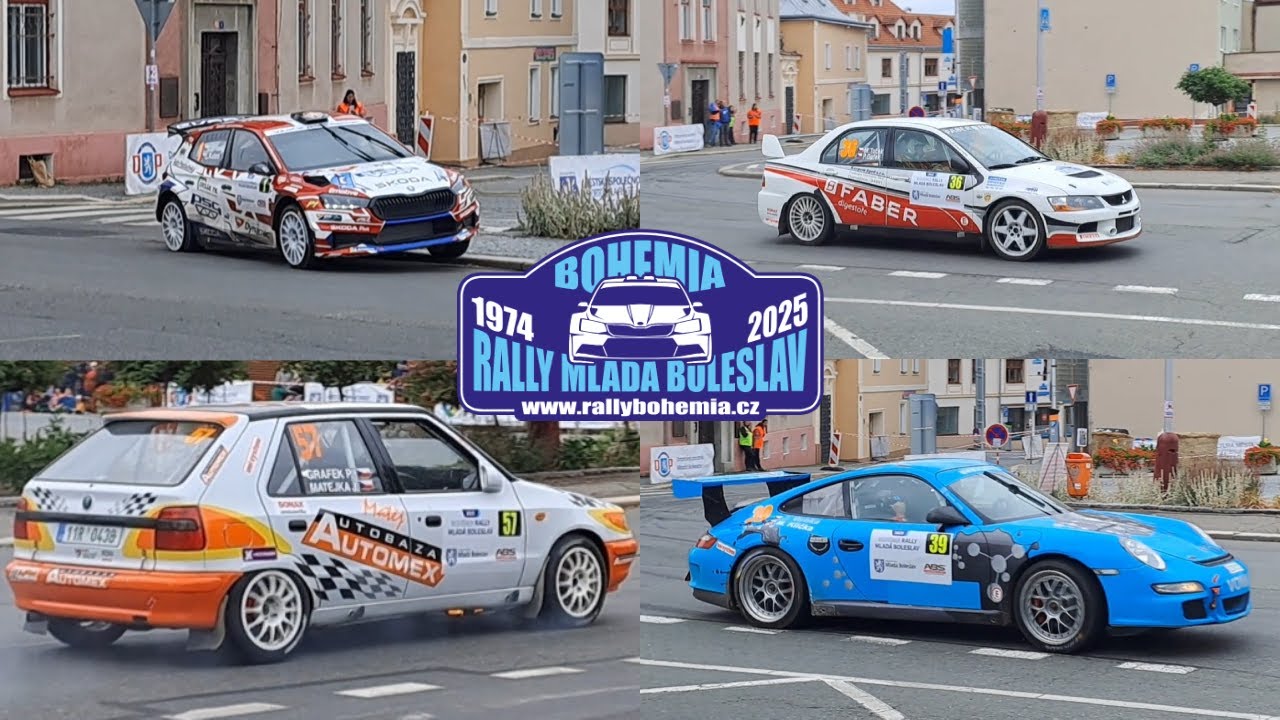 Bohemia Rally 2025 • RZ 2 - Staroměstská I. • Mladá Boleslav 12. 7. • Příjezd do cíle