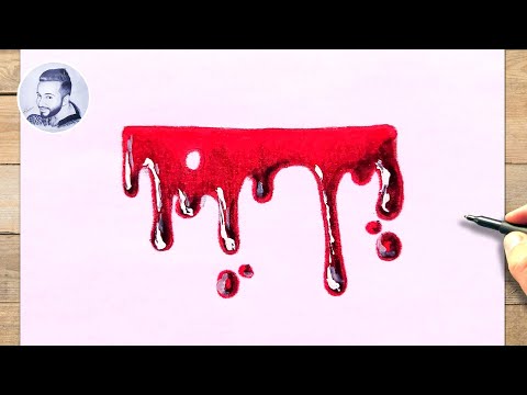 Comment dessiner du sang qui coule pour halloween