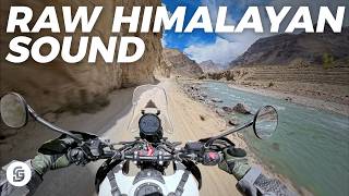 Raw Himalayan Sound | Kaza to Kalpa, Spiti Valley | RE Himalayan 450 | No Music, No Talk