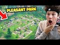 I ONLY LANDED AT PLEASANT PARK AND THIS HAPPENED... Fortnite Battle Royale