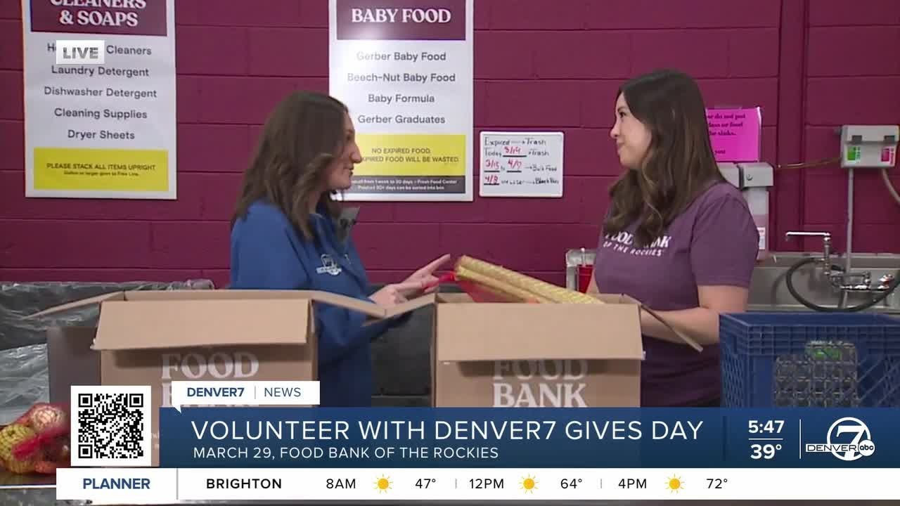 Denver7 Gives Day: Volunteer at Food Bank of the Rockies with us