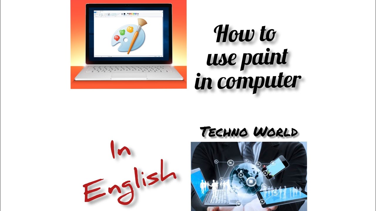 How paint is used in computer - YouTube