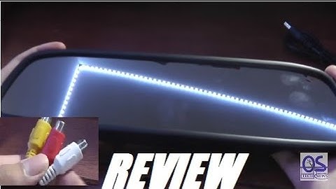 First Look: 4.3" LCD Car Dashboard Mirror Screen Monitor