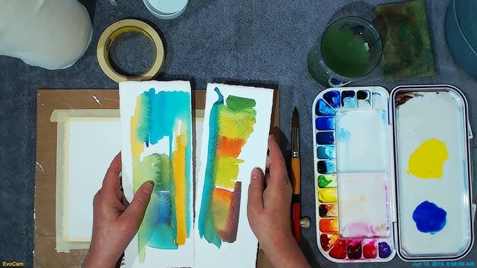 Basics #22 - Three ways to keep your watercolors from beading up on a  plastic palette 