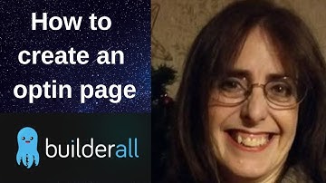 Builderall Tutorial - How to make a simple optin page  How to make a sales funnel