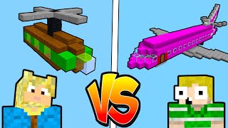 MIKKEL vs EMIL // Hvem kan bygge det flotteste FLY I Minecraft?!