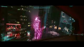 Cyberpunk 2077 - Полёт по Найт Сити (Пролог за Корпората)