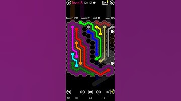 How To Solve Flow Free Hexes 12x12 Mania Level 8 Board Walk Through Solution Walkthrough