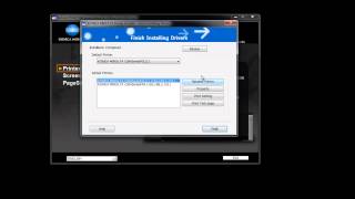 Konica Minolta Bizhub How To Install Printer Driver Youtube