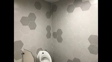 Kho Tư liệu Xây dựng - Lát nền và ốp tường bằng gạch hình lục giác rất phong cách và ấn tượng