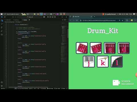 DRUM_KIT_USING(HTML | CSS | JavaScript)