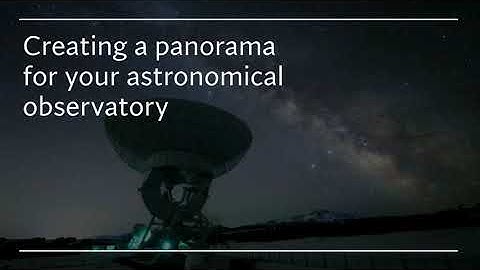 Adding a virtual panorama for your astro observatory step by step