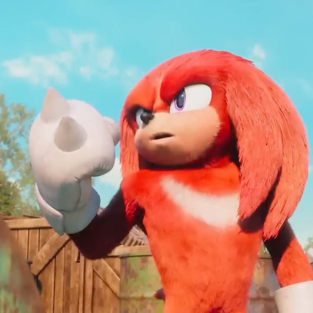 KNUCKLES FOI ACERTADO PELO ROBÔ #shorts