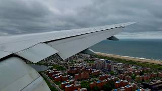 [4K] – Overcast New York Landing – American Airlines – Boeing 777-200/ER – JFK – N788AN – SCS 1573