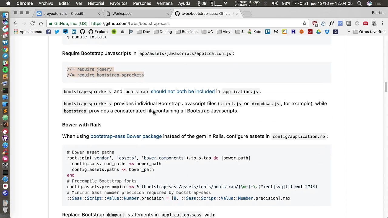 UC - INP3440 - Agregar Bootstrap a Ruby on Rails - YouTube
