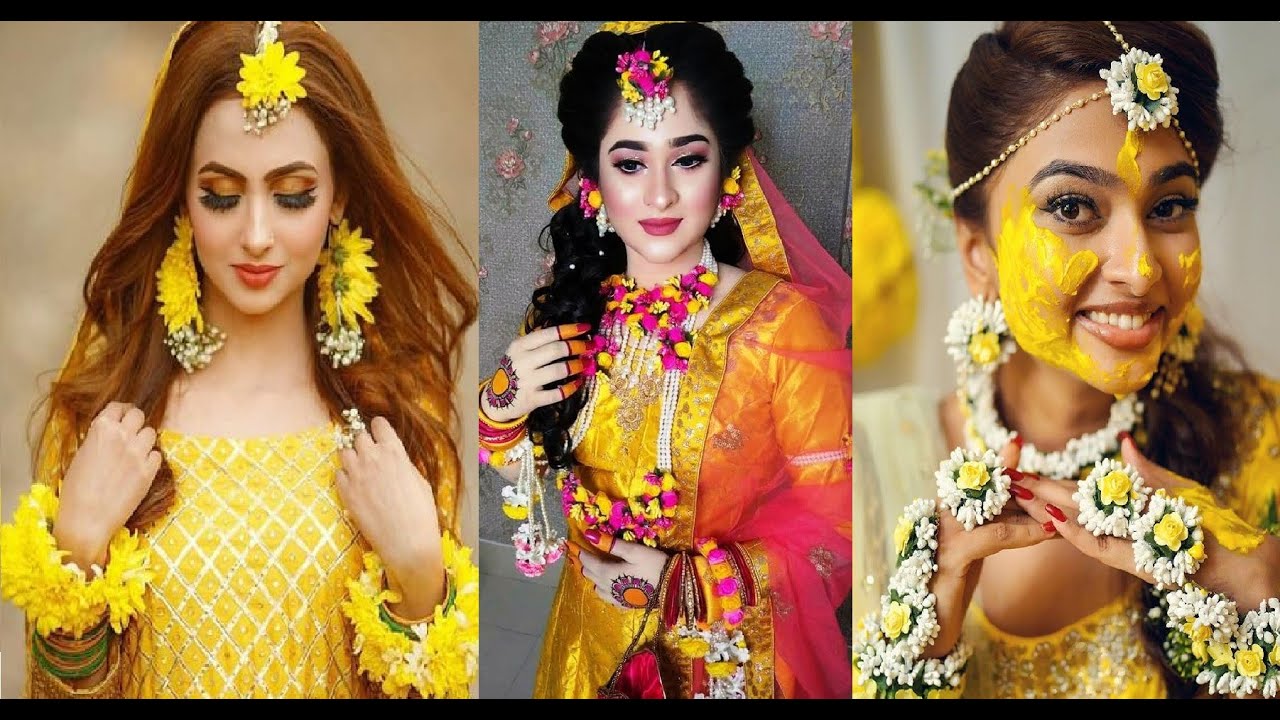 How to get ready for haldi ceremony||Makeup ideas for Haldi ceremony||haldi  makeup look|| - YouTube