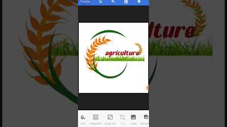how to create  a  agriculture logo #pixellab #logo #shorts #shortsvideo #subscribe