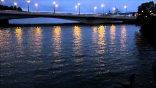 King Tide with heron, Olympia Wealth