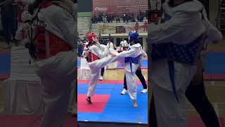 Under-41 Girls Sub-Junior National Taekwondo Championships Fight
