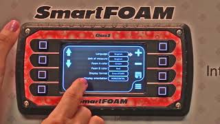 Class1 SmartFOAM, Changing the display format - Hale Product Foam System - Training and demo video