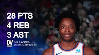 OG Anunoby vs Pacers 28 pts 4 reb 3 ast | May 08, 2024 |