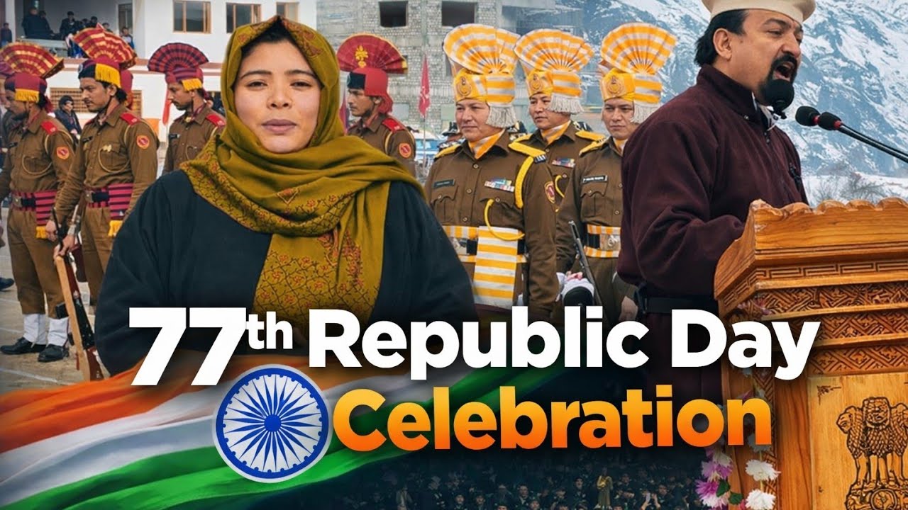 77th Republic Day Celebrations in Kargil | Radio rGazom 90.8 FM Kargil