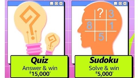 Amazon February Edition | Quiz | Rs.15000 | Today Answers | Amazon Pay Balance | Answers | February