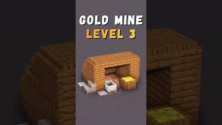 Minecraft Version Of Gold Mine In Coc #Shorts #Clashofclans  #Minecraft