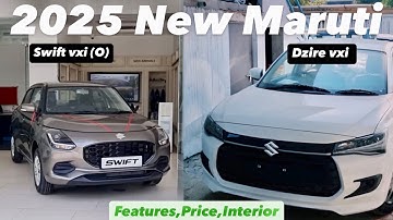 कौन सी सही रहेगी? New 2025 Maruti Swift vxi (O) vs Maruti Dzire vxi Specifications Review