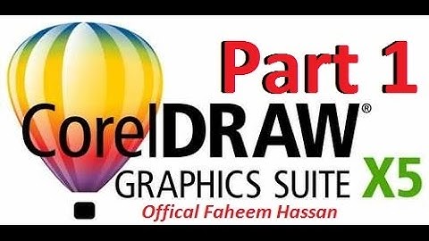 CorelDRAW X5 Tutorial in Urdu Hindi Part 1 Introduction