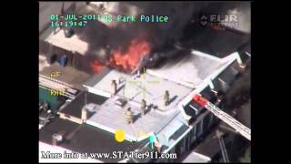 STATter911.com: Early raw chopper video of DC row houses burning 900 Decatur Street, NW.
