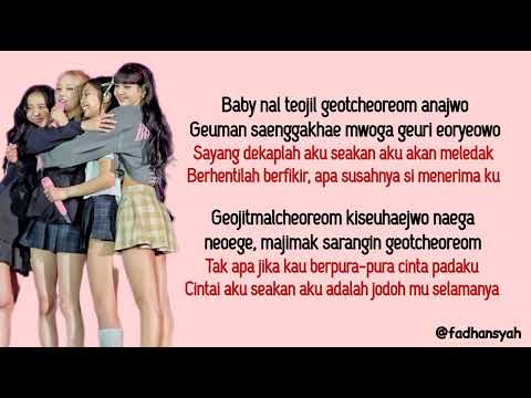 BLACKPINK - STAY (블랙핑크 - STAY) | [Lirik Rom. dan Terjemahan]