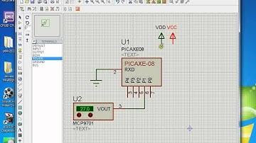 How to make the readadc command work on the Picaxe 08 chip in ISIS