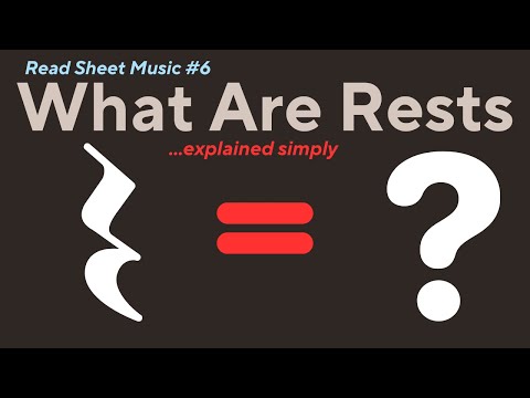 How to read rests in sheet music (for piano beginners)
