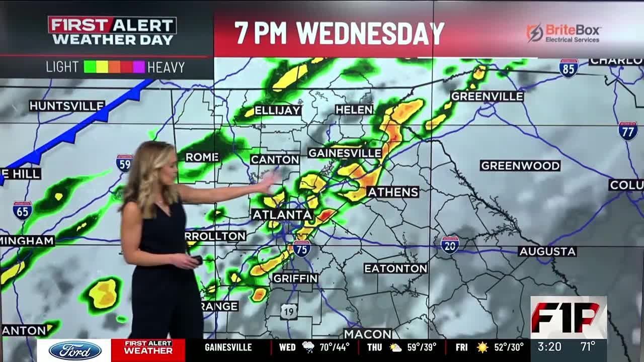 First Alert Forecast: Scattered rain and storms this evening, colder ...