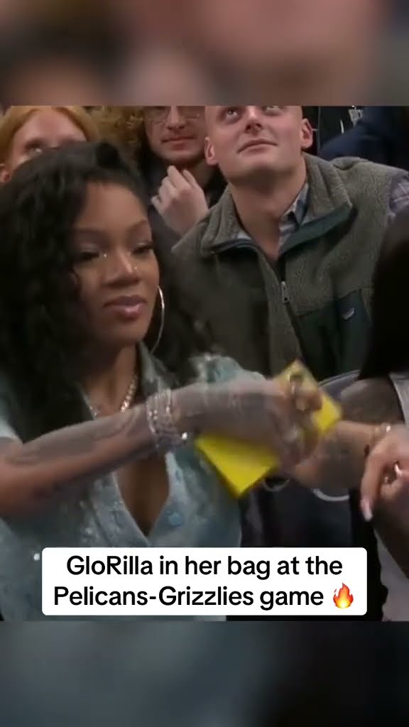 GloRilla at the Grizzlies game ?
