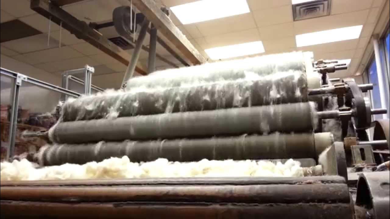 Birkeland Wool Carding Machine May 19, 2014 YouTube