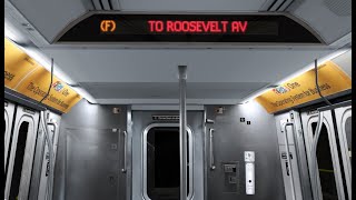 OpenBVE RP Multiplayer: NYC Subway R160 F to Roosevelt Avenue with Automated FIND