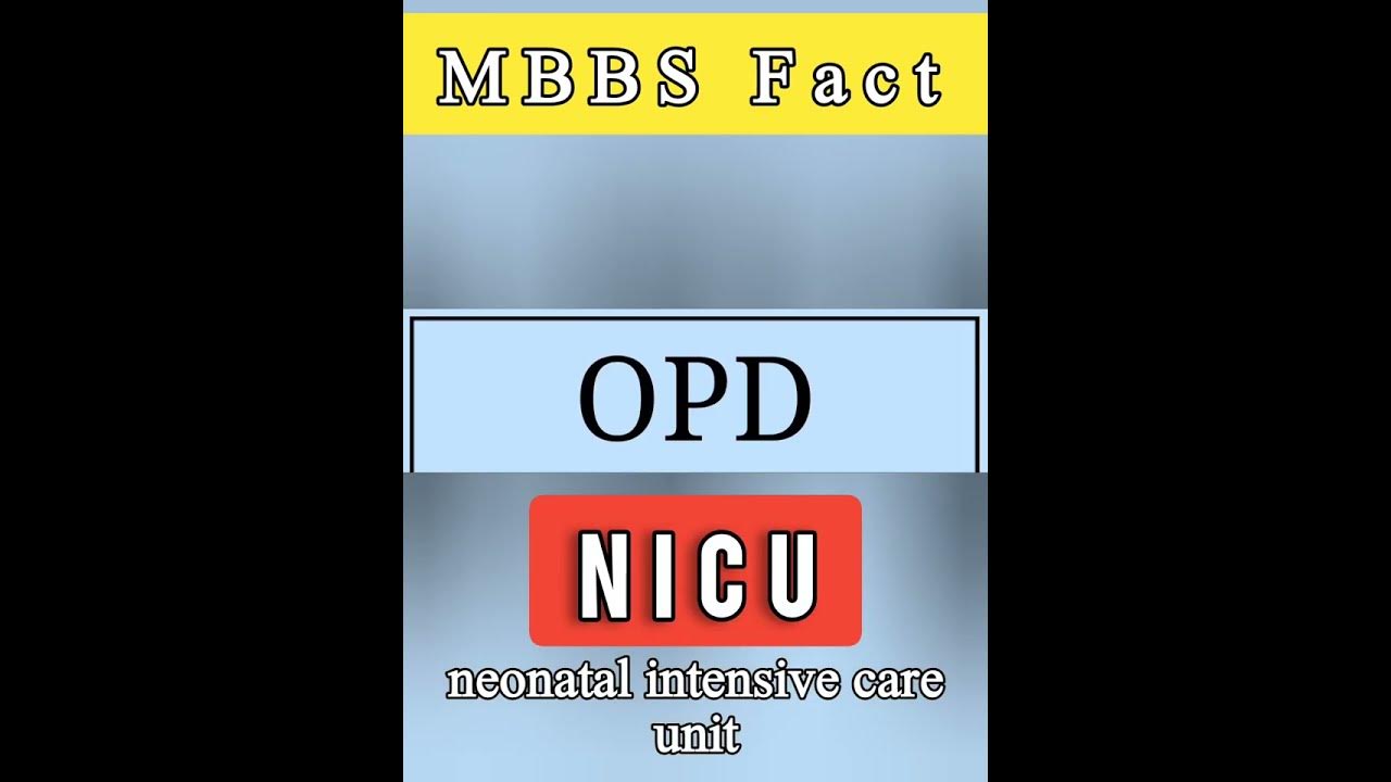 icu-ka-full-form-opd-nicu-iccu-shorts-youtubeshorts-shortvideo