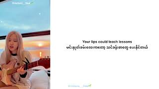 Rosé - Wildfire Lyrics (Myanmar Subtitle) Original by Cautious Clay