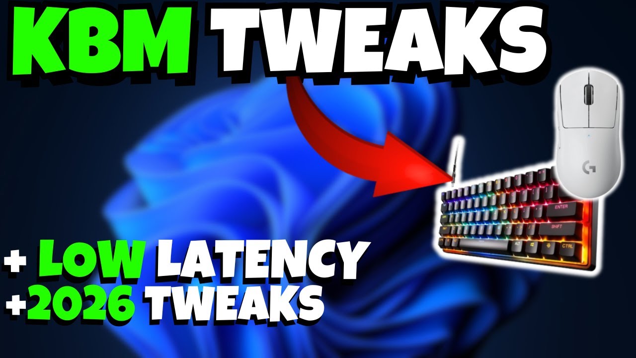 Сверхнизкая задержка при настройке клавиатуры и мыши в 2026 году! Нулевая задержка ввода ⚡