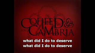 Blood Red Summer by Coheed and Cambria with lyrics chords